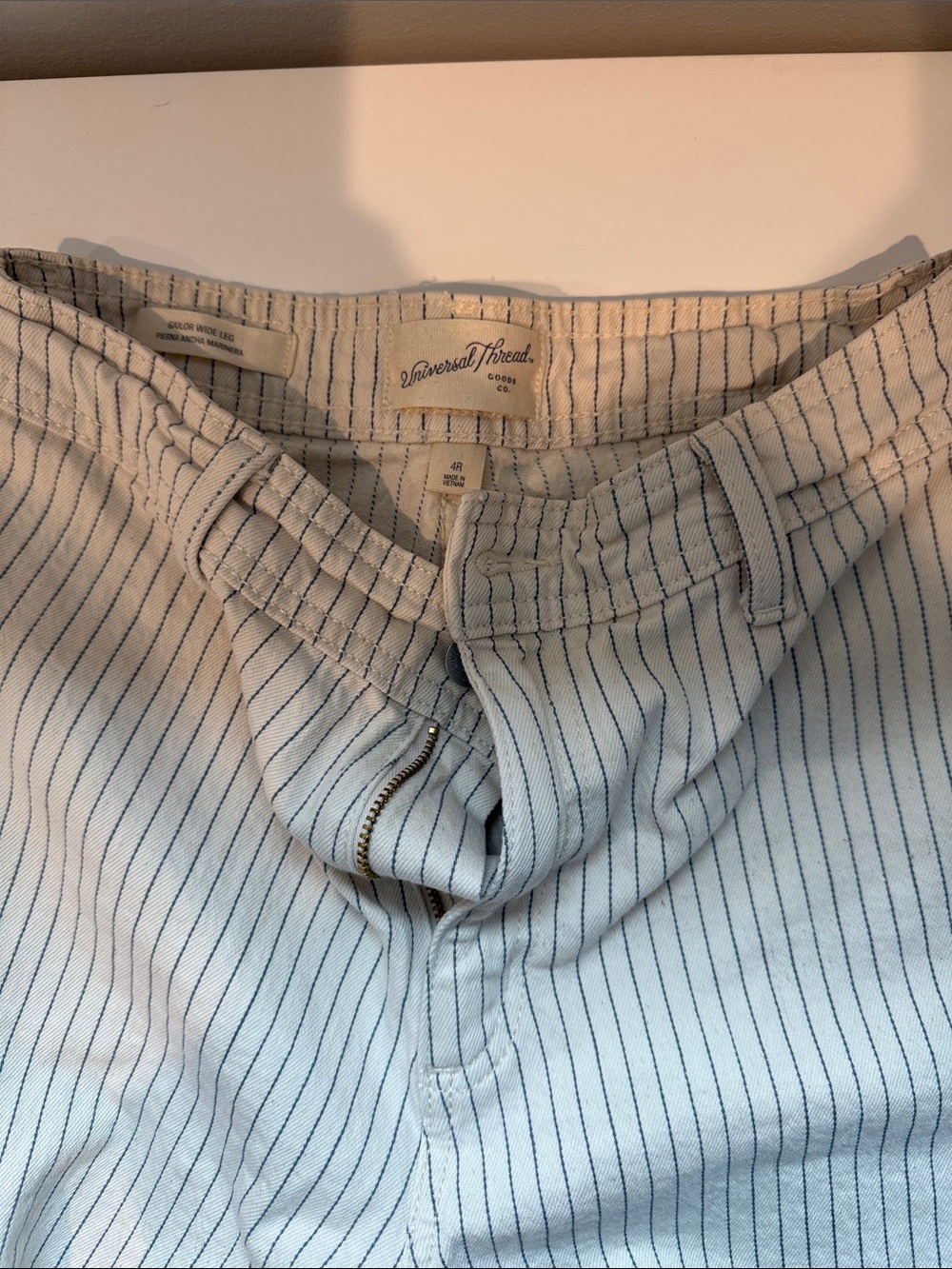 Sailor wide leg denim